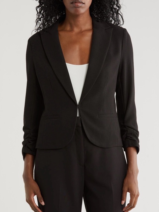 Amanda & Chelsea Jackets & Blazers - Amanda & Chelsea Black Blazer Jacket